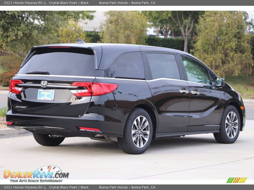 2021 Honda Odyssey EX-L Crystal Black Pearl / Black Photo #5