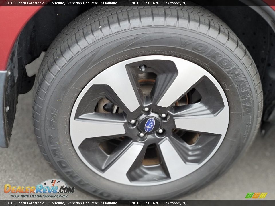 2018 Subaru Forester 2.5i Premium Venetian Red Pearl / Platinum Photo #26