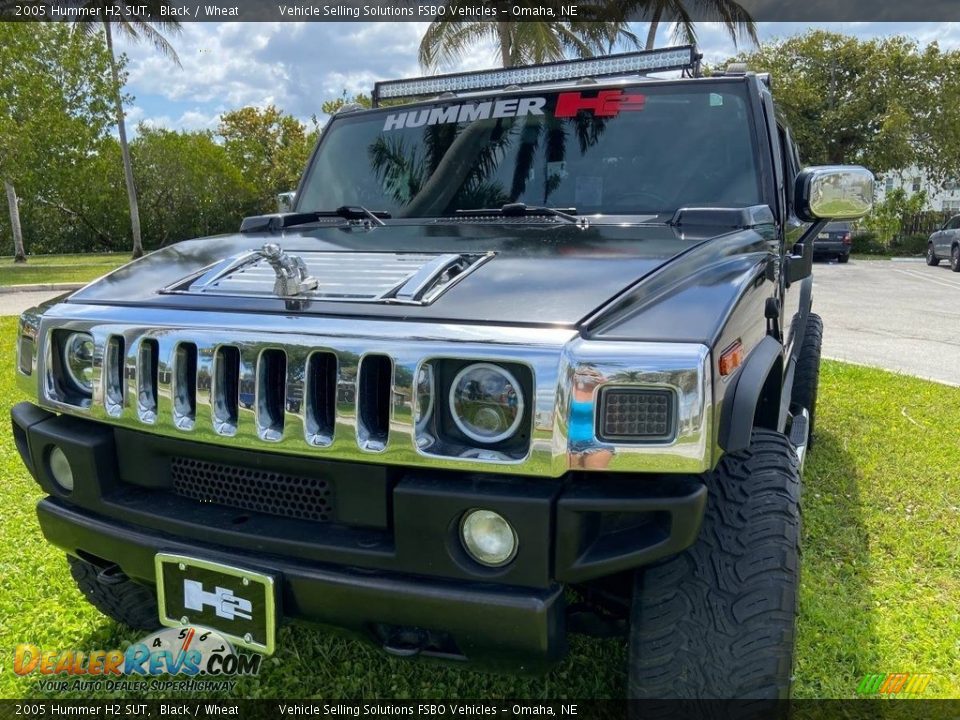 2005 Hummer H2 SUT Black / Wheat Photo #10