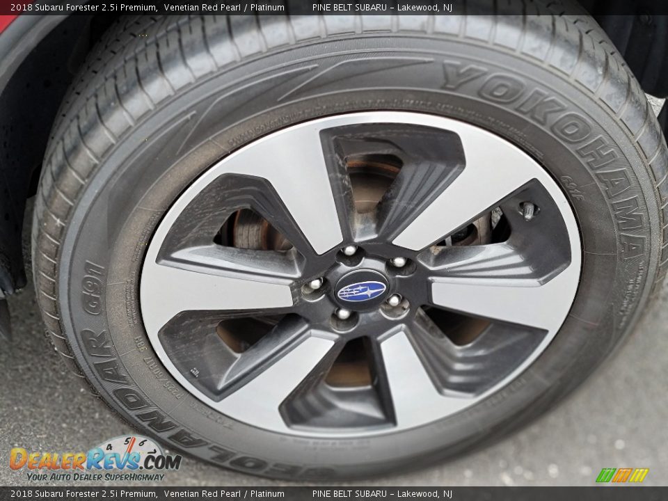 2018 Subaru Forester 2.5i Premium Venetian Red Pearl / Platinum Photo #28
