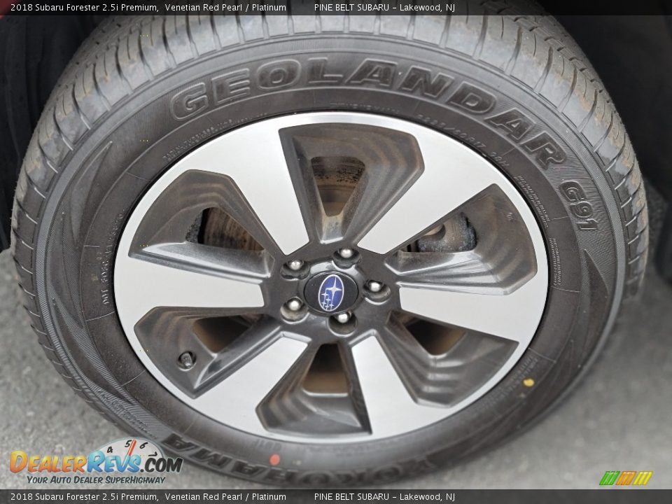 2018 Subaru Forester 2.5i Premium Venetian Red Pearl / Platinum Photo #31