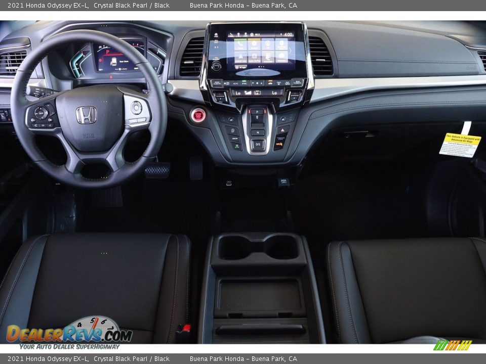 2021 Honda Odyssey EX-L Crystal Black Pearl / Black Photo #11