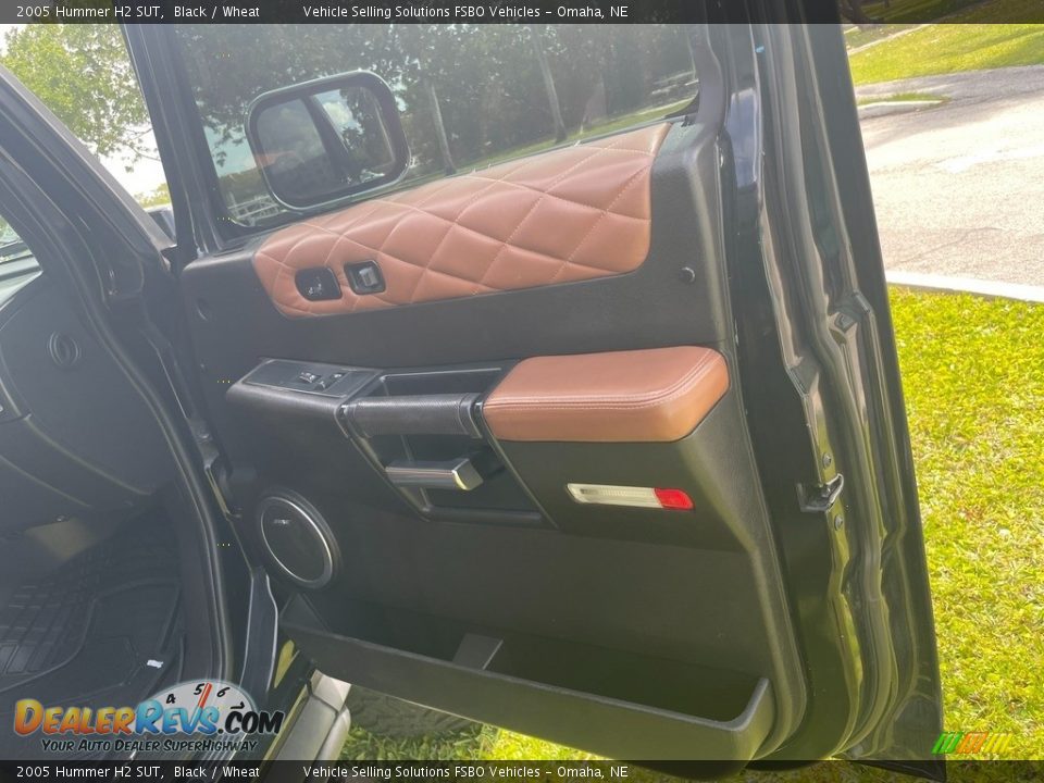 2005 Hummer H2 SUT Black / Wheat Photo #17