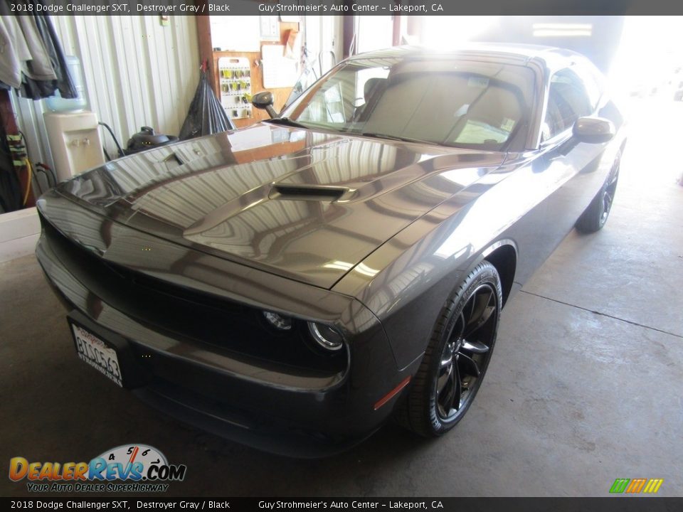 2018 Dodge Challenger SXT Destroyer Gray / Black Photo #2