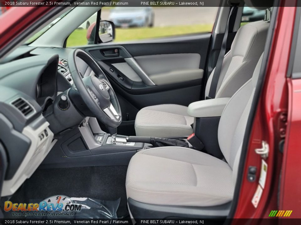 2018 Subaru Forester 2.5i Premium Venetian Red Pearl / Platinum Photo #35