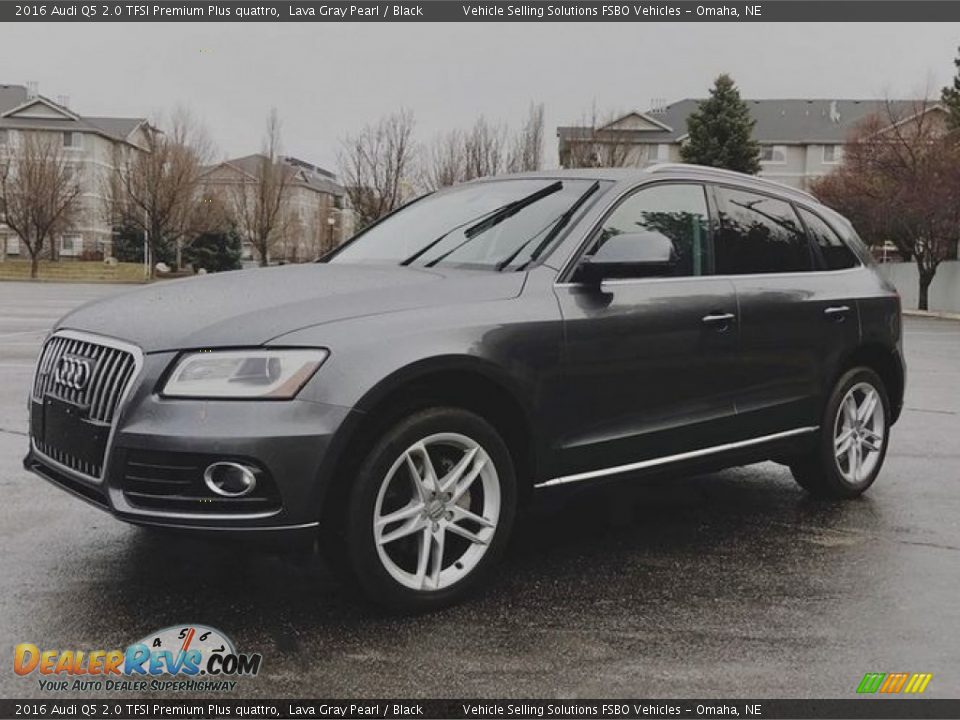 2016 Audi Q5 2.0 TFSI Premium Plus quattro Lava Gray Pearl / Black Photo #1