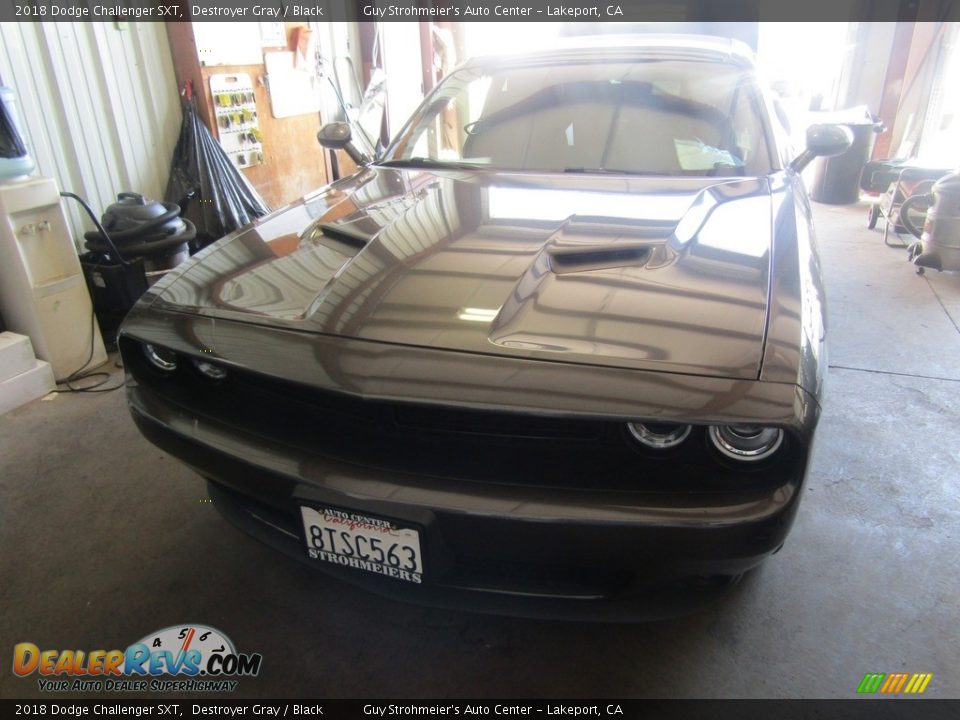 2018 Dodge Challenger SXT Destroyer Gray / Black Photo #6