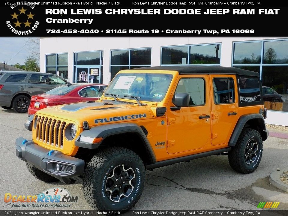 2021 Jeep Wrangler Unlimited Rubicon 4xe Hybrid Nacho / Black Photo #1