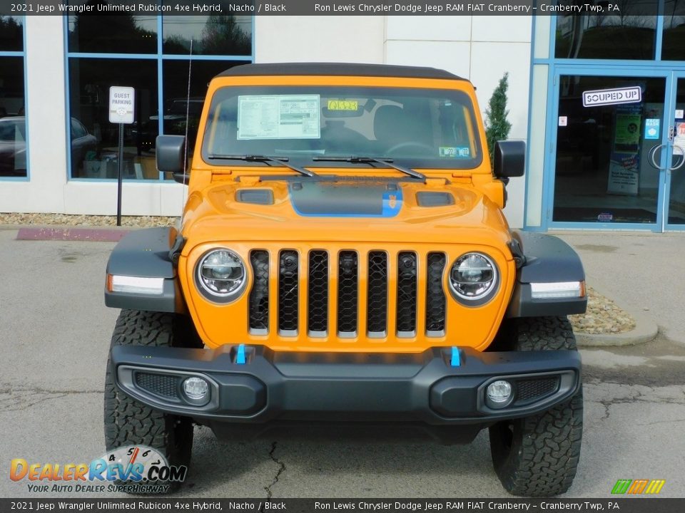 2021 Jeep Wrangler Unlimited Rubicon 4xe Hybrid Nacho / Black Photo #2