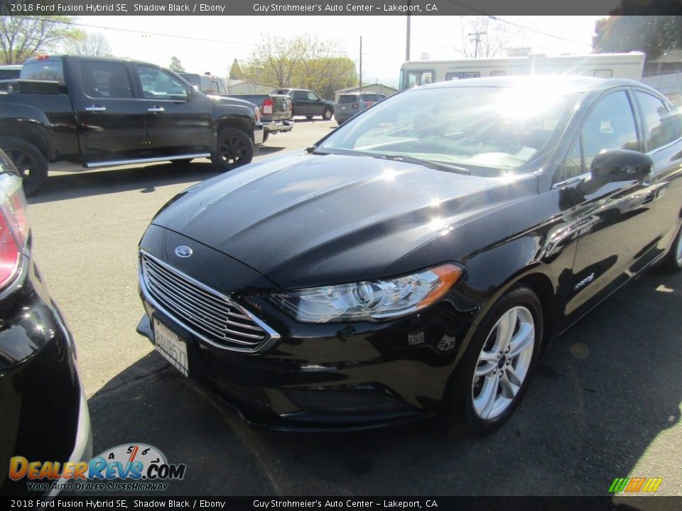 2018 Ford Fusion Hybrid SE Shadow Black / Ebony Photo #2