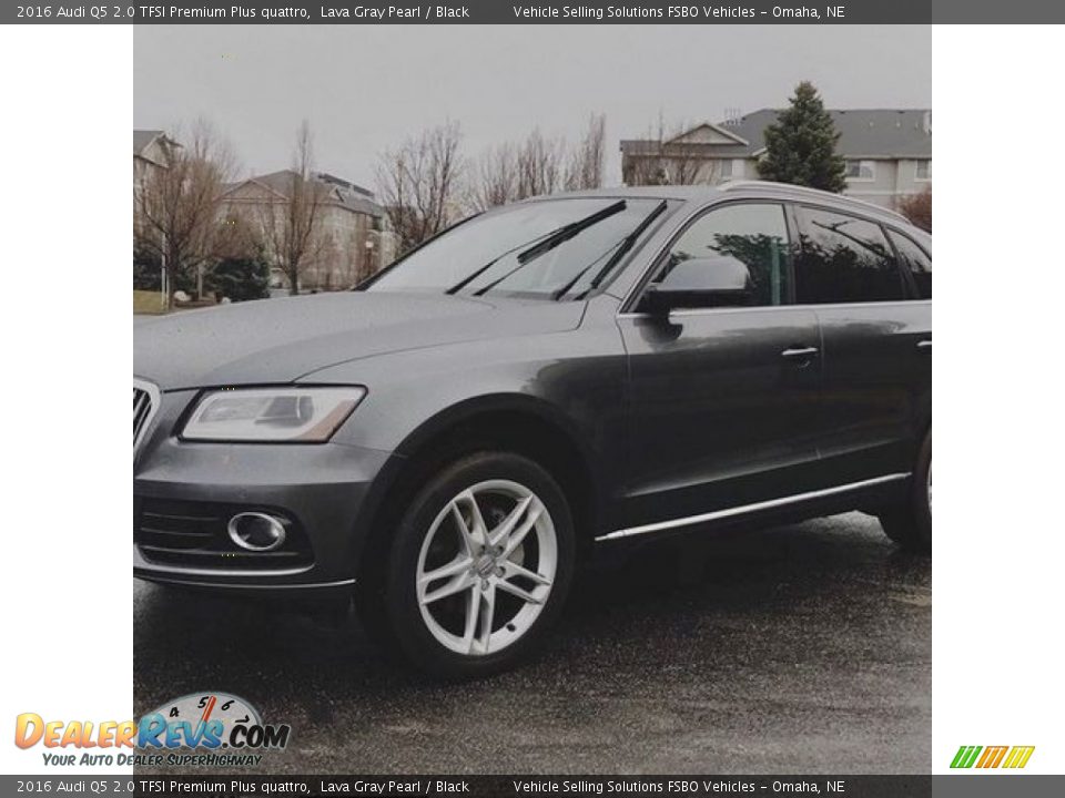 2016 Audi Q5 2.0 TFSI Premium Plus quattro Lava Gray Pearl / Black Photo #7