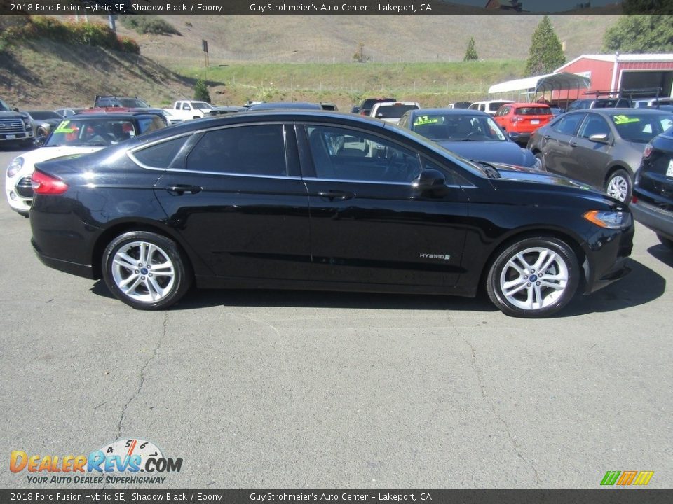 2018 Ford Fusion Hybrid SE Shadow Black / Ebony Photo #4