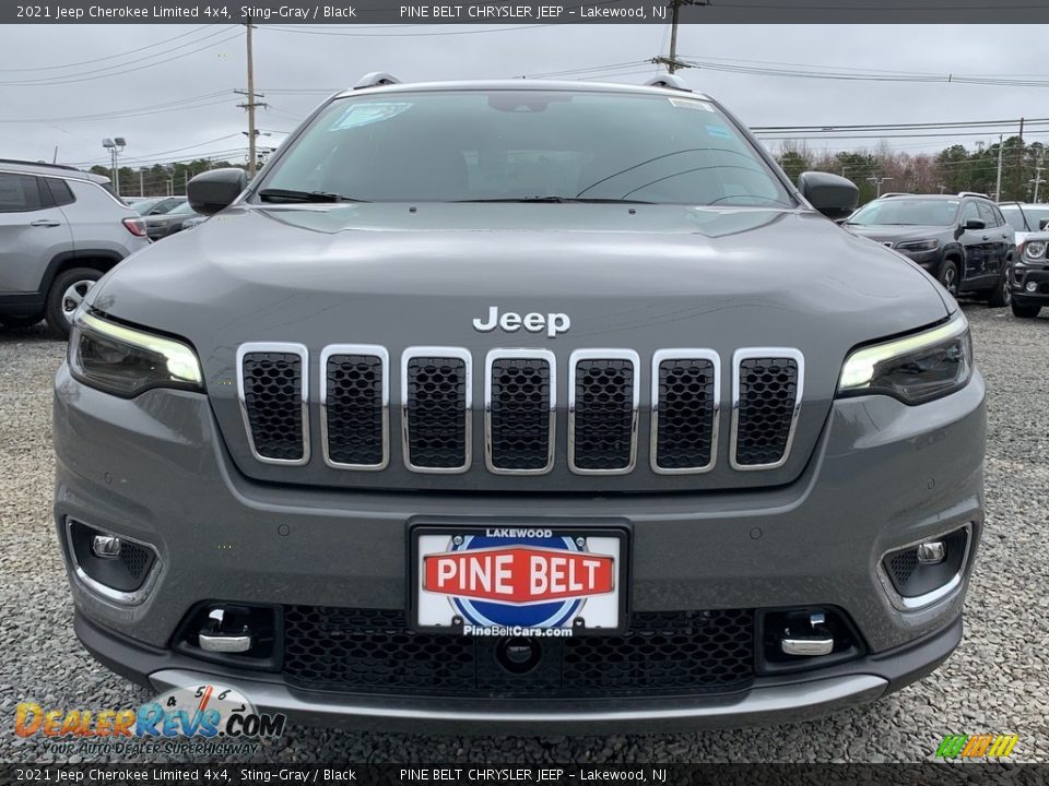 2021 Jeep Cherokee Limited 4x4 Sting-Gray / Black Photo #3