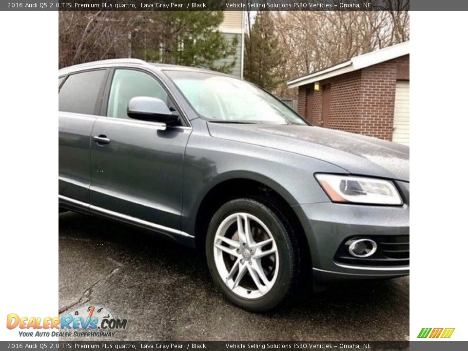 2016 Audi Q5 2.0 TFSI Premium Plus quattro Lava Gray Pearl / Black Photo #11