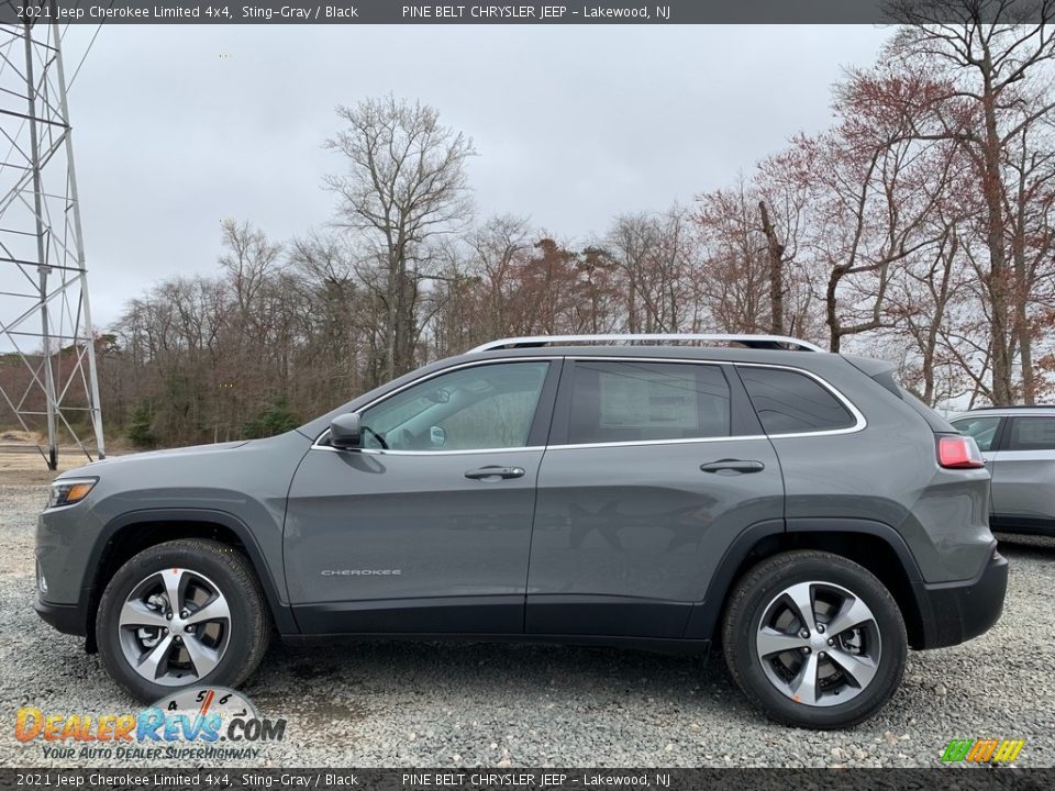 2021 Jeep Cherokee Limited 4x4 Sting-Gray / Black Photo #4