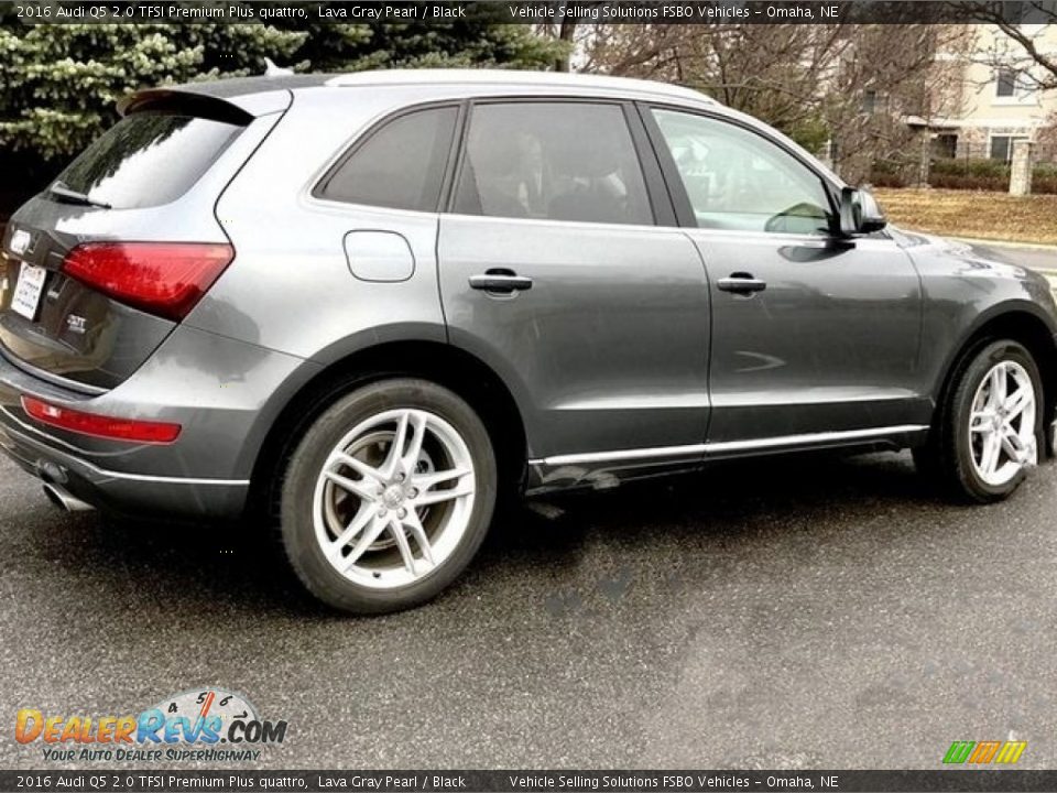 2016 Audi Q5 2.0 TFSI Premium Plus quattro Lava Gray Pearl / Black Photo #14