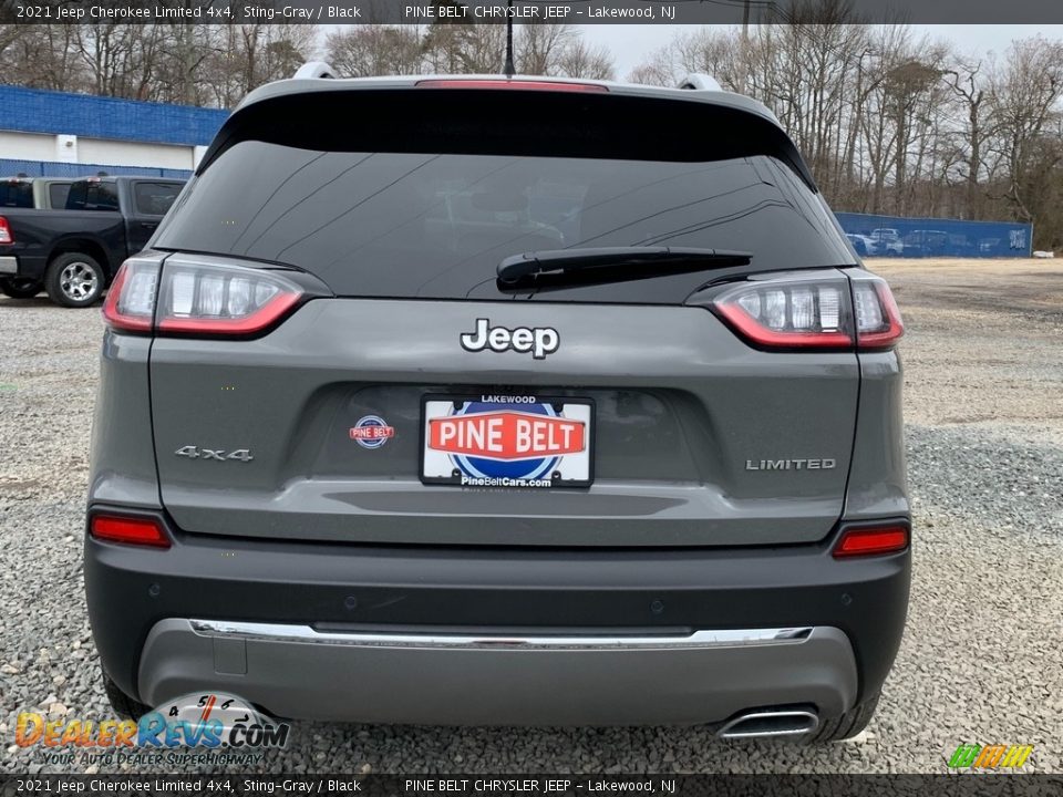 2021 Jeep Cherokee Limited 4x4 Sting-Gray / Black Photo #7