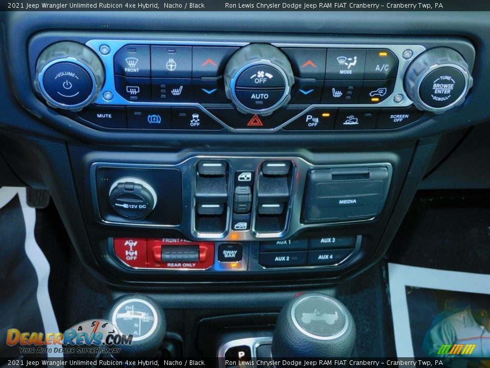 Controls of 2021 Jeep Wrangler Unlimited Rubicon 4xe Hybrid Photo #18
