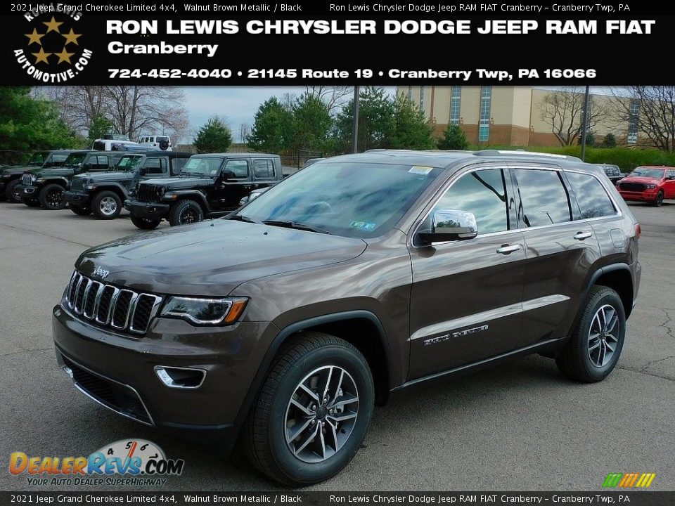 2021 Jeep Grand Cherokee Limited 4x4 Walnut Brown Metallic / Black Photo #1