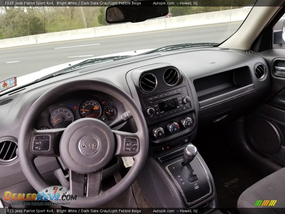 2015 Jeep Patriot Sport 4x4 Bright White / Dark Slate Gray/Light Pebble Beige Photo #11