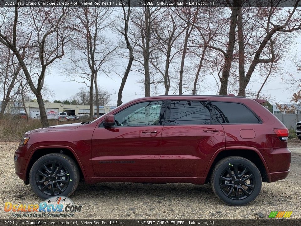 Velvet Red Pearl 2021 Jeep Grand Cherokee Laredo 4x4 Photo #4