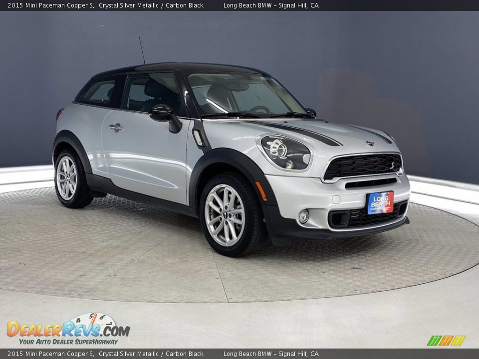 2015 Mini Paceman Cooper S Crystal Silver Metallic / Carbon Black Photo #1