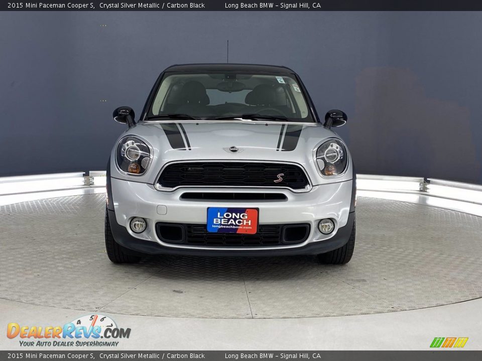 2015 Mini Paceman Cooper S Crystal Silver Metallic / Carbon Black Photo #2