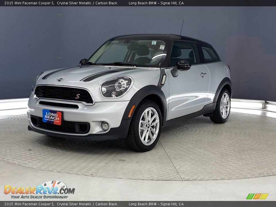 2015 Mini Paceman Cooper S Crystal Silver Metallic / Carbon Black Photo #3