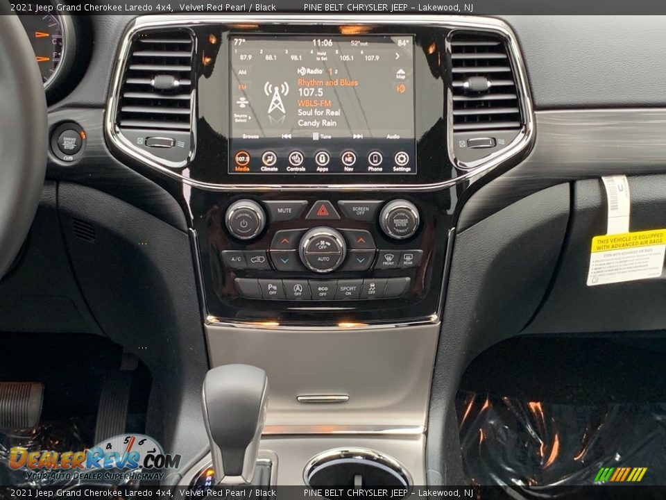 2021 Jeep Grand Cherokee Laredo 4x4 Velvet Red Pearl / Black Photo #10
