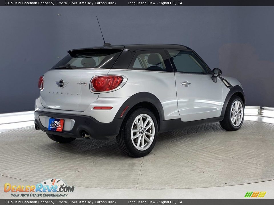 2015 Mini Paceman Cooper S Crystal Silver Metallic / Carbon Black Photo #5