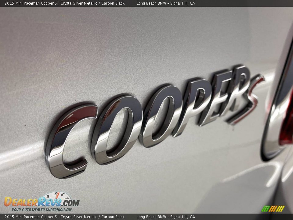 2015 Mini Paceman Cooper S Crystal Silver Metallic / Carbon Black Photo #11