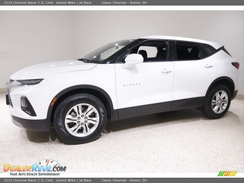 2019 Chevrolet Blazer 2.5L Cloth Summit White / Jet Black Photo #3