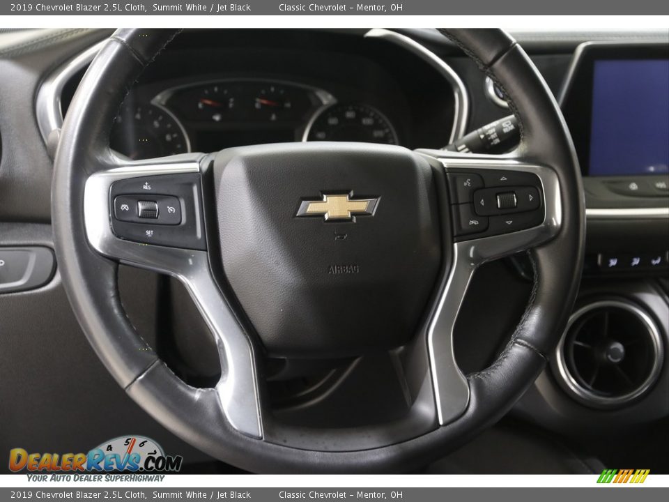 2019 Chevrolet Blazer 2.5L Cloth Summit White / Jet Black Photo #7