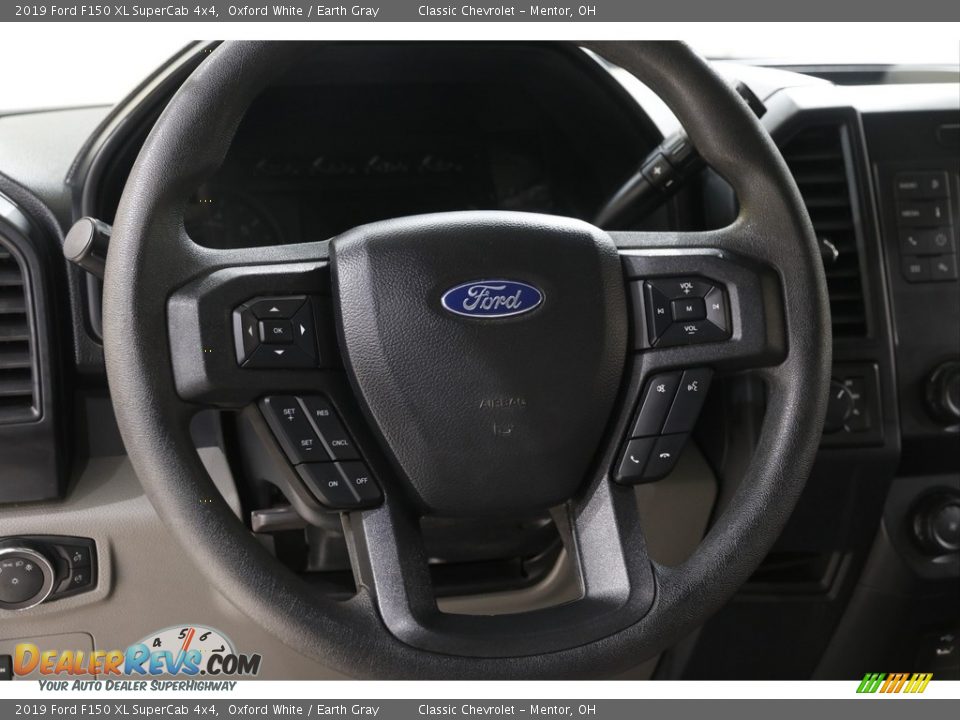 2019 Ford F150 XL SuperCab 4x4 Oxford White / Earth Gray Photo #7