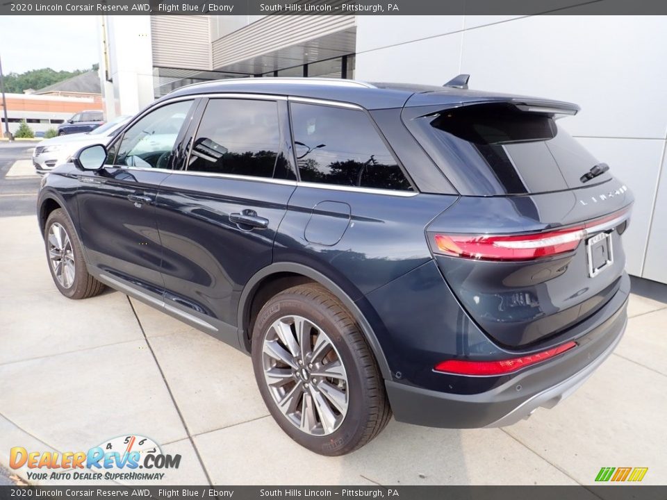 2020 Lincoln Corsair Reserve AWD Flight Blue / Ebony Photo #3