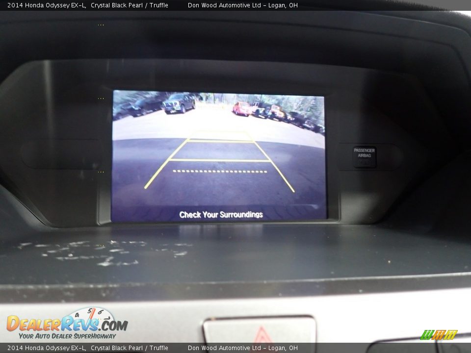 2014 Honda Odyssey EX-L Crystal Black Pearl / Truffle Photo #4