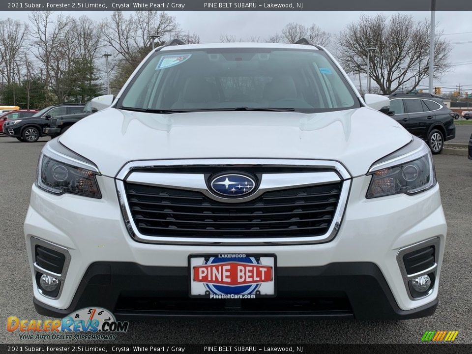 2021 Subaru Forester 2.5i Limited Crystal White Pearl / Gray Photo #3