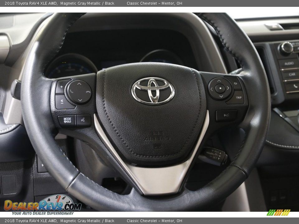 2018 Toyota RAV4 XLE AWD Magnetic Gray Metallic / Black Photo #7