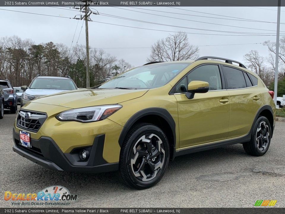 2021 Subaru Crosstrek Limited Plasma Yellow Pearl / Black Photo #1