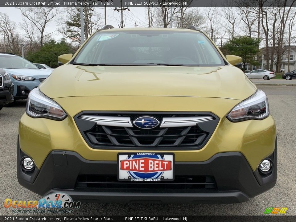 2021 Subaru Crosstrek Limited Plasma Yellow Pearl / Black Photo #3