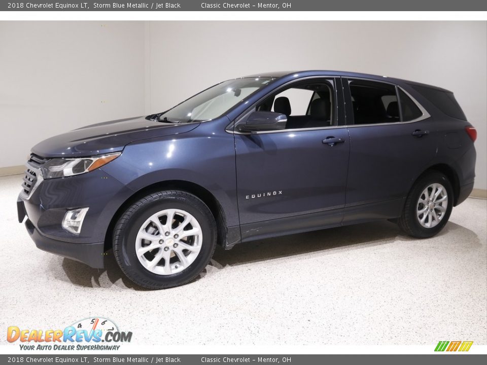 2018 Chevrolet Equinox LT Storm Blue Metallic / Jet Black Photo #3