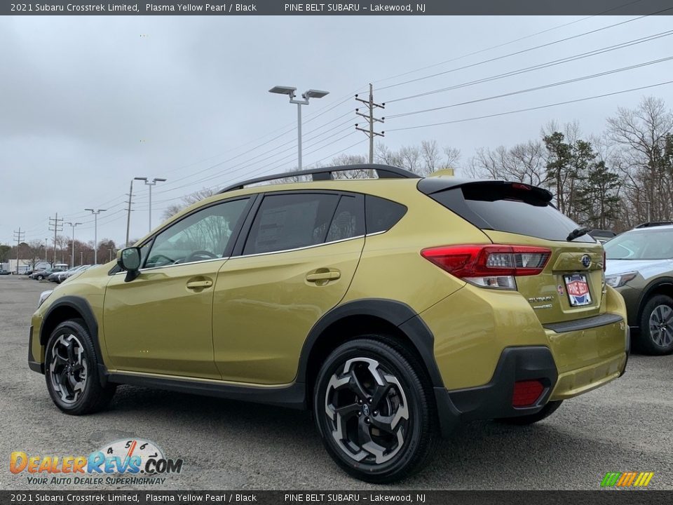 2021 Subaru Crosstrek Limited Plasma Yellow Pearl / Black Photo #6