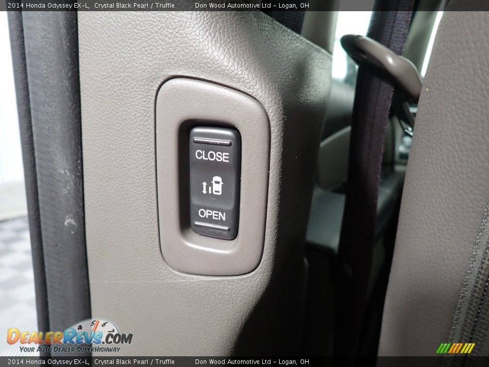 2014 Honda Odyssey EX-L Crystal Black Pearl / Truffle Photo #30