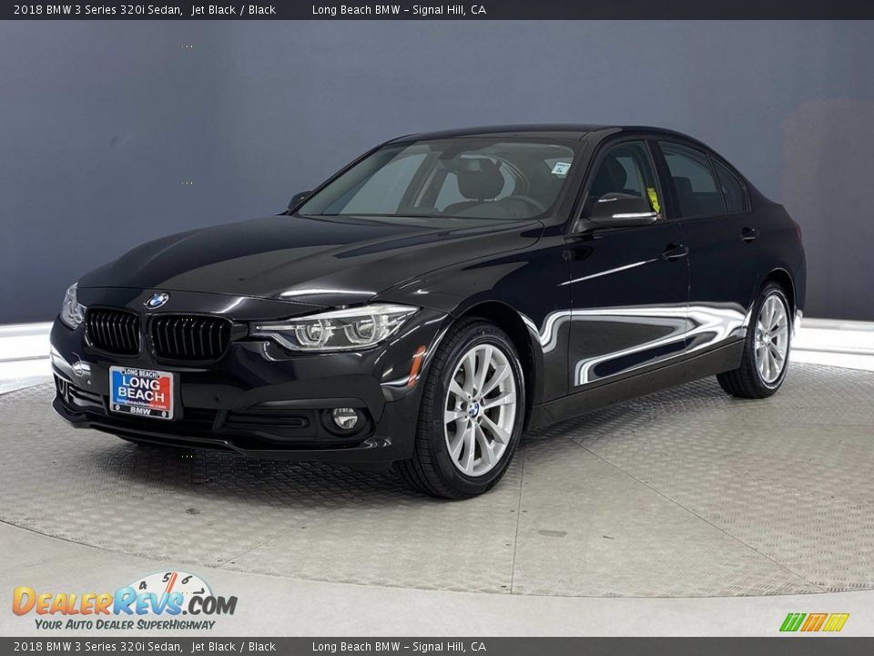 2018 BMW 3 Series 320i Sedan Jet Black / Black Photo #3