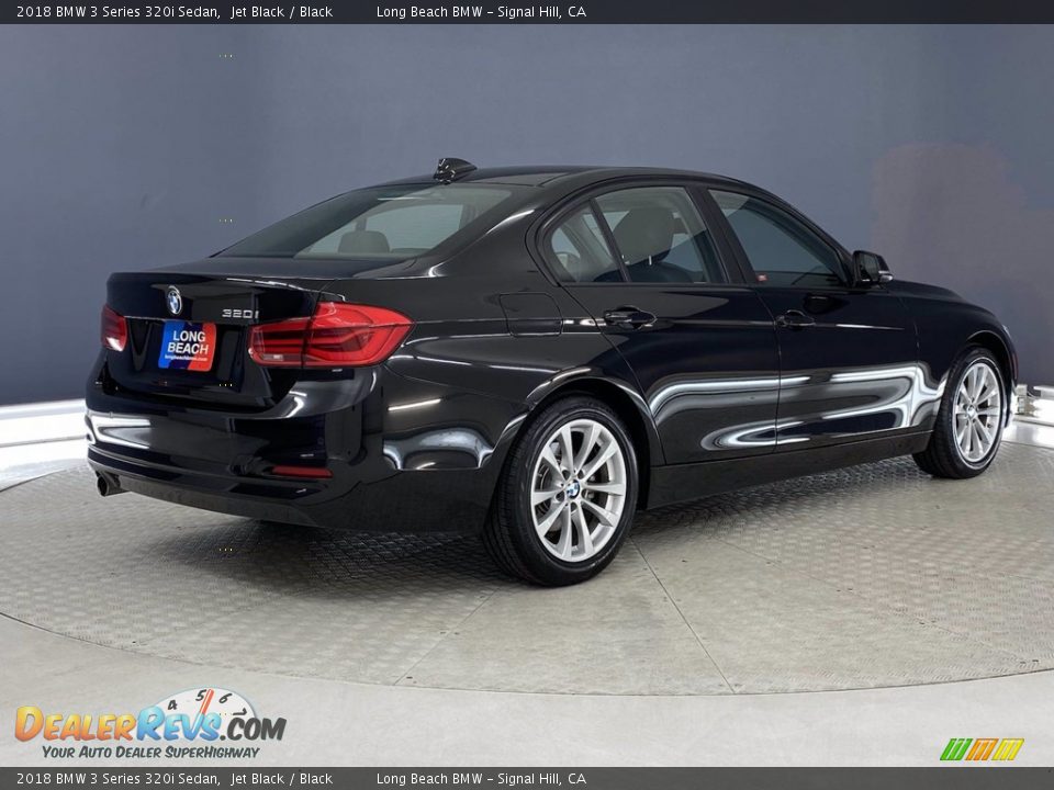 2018 BMW 3 Series 320i Sedan Jet Black / Black Photo #5