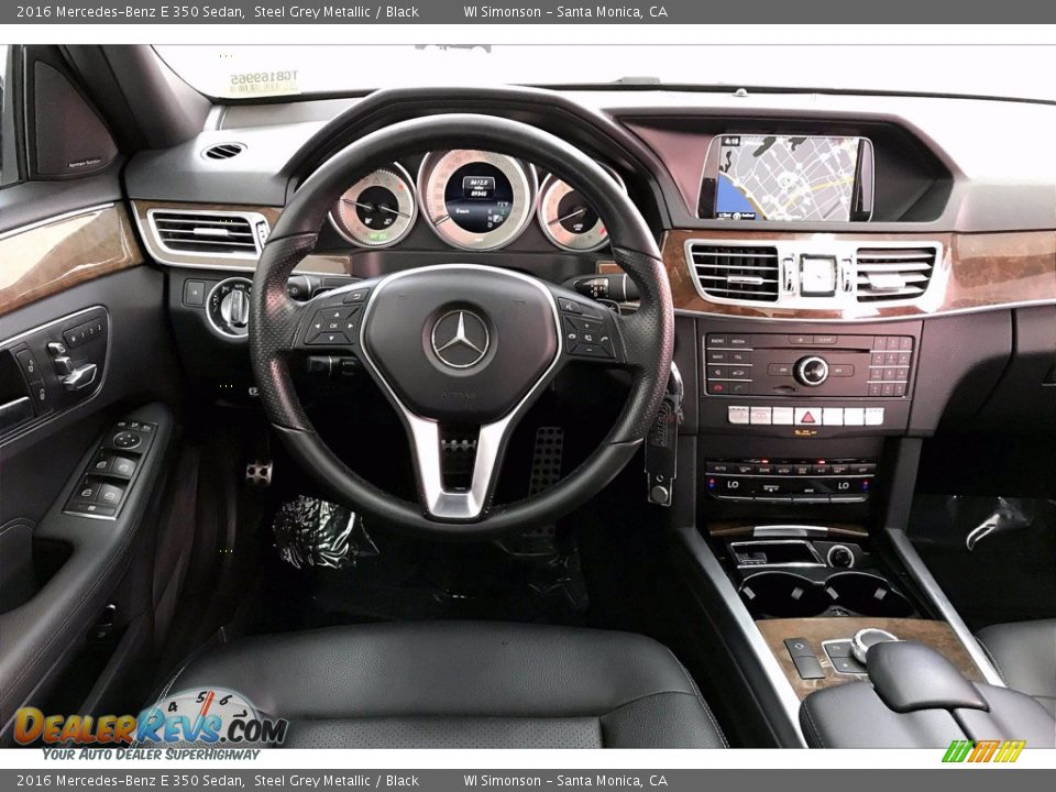 2016 Mercedes-Benz E 350 Sedan Steel Grey Metallic / Black Photo #4