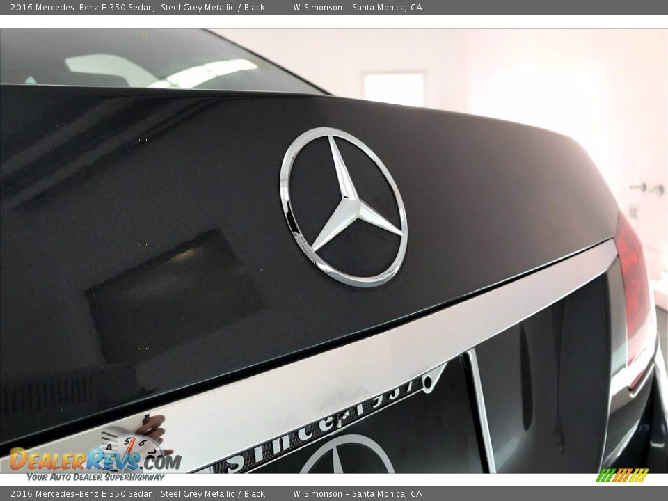 2016 Mercedes-Benz E 350 Sedan Steel Grey Metallic / Black Photo #7