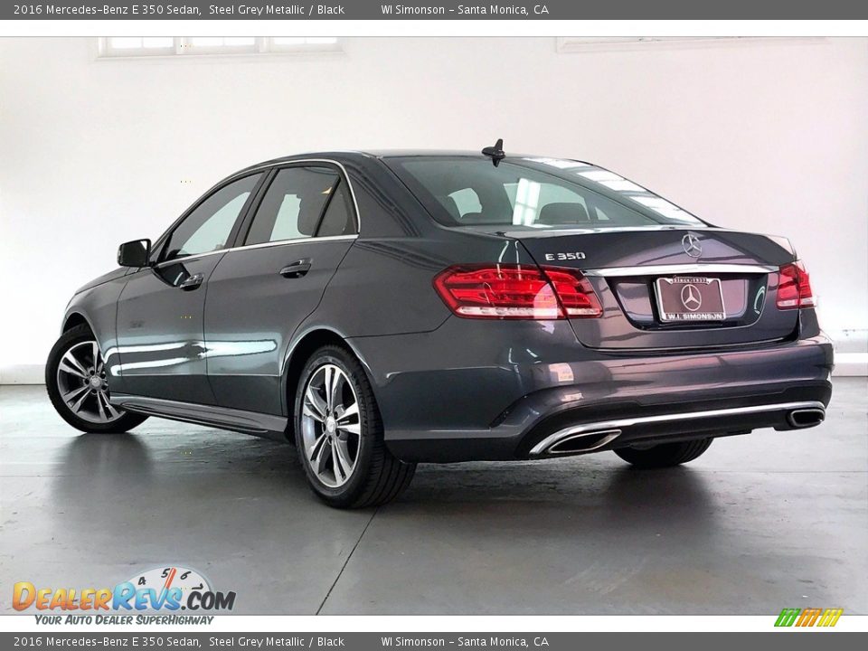 2016 Mercedes-Benz E 350 Sedan Steel Grey Metallic / Black Photo #10