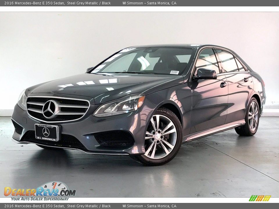 2016 Mercedes-Benz E 350 Sedan Steel Grey Metallic / Black Photo #12