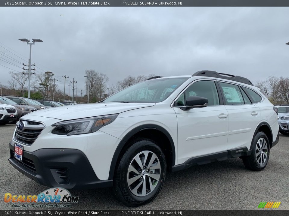 2021 Subaru Outback 2.5i Crystal White Pearl / Slate Black Photo #1